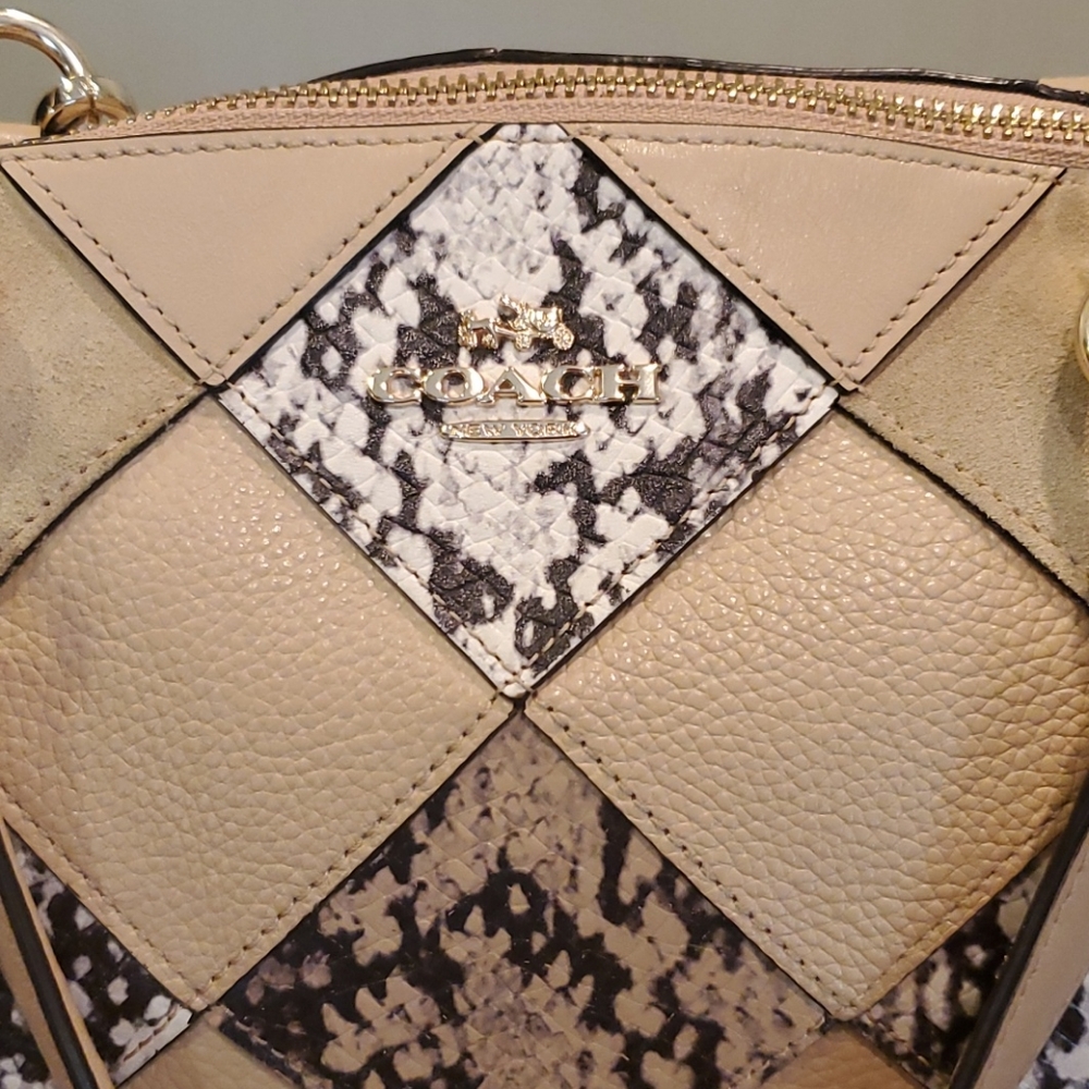 *Sale* Coach Snake Patchwork Bag - image 2